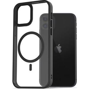 AlzaGuard Clear TPU Case Compatible with Magsafe na iPhone 11 čierny