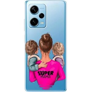 iSaprio Super Mama pro Two Boys pre Xiaomi Redmi Note 12 Pro+ 5G