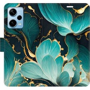 iSaprio flip pouzdro Blue Flowers 02 pro Xiaomi Redmi Note 12 Pro+ 5G