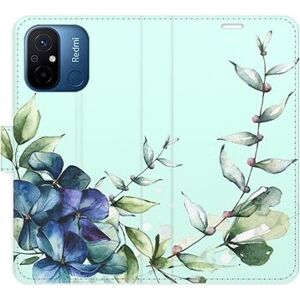 iSaprio flip pouzdro Blue Flowers pro Xiaomi Redmi 12C