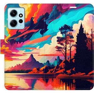 iSaprio flip pouzdro Colorful Mountains 02 pro Xiaomi Redmi Note 12 5G