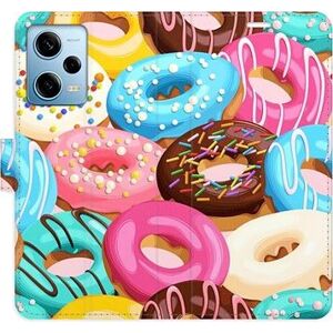 iSaprio flip puzdro Donuts Pattern 02 pre Xiaomi Redmi Note 12 Pro 5G/Poco X5 Pro 5G