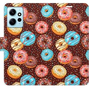 iSaprio flip pouzdro Donuts Pattern pro Xiaomi Redmi Note 12 5G