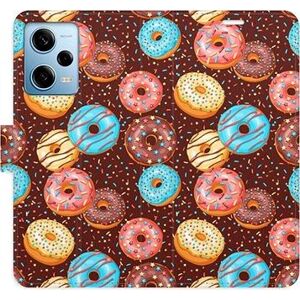 iSaprio flip puzdro Donuts Pattern pre Xiaomi Redmi Note 12 Pro 5G/Poco X5 Pro 5G