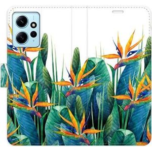 iSaprio flip pouzdro Exotic Flowers 02 pro Xiaomi Redmi Note 12 5G