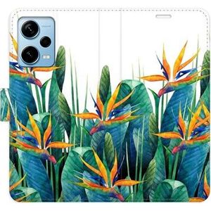 iSaprio flip pouzdro Exotic Flowers 02 pro Xiaomi Redmi Note 12 Pro+ 5G