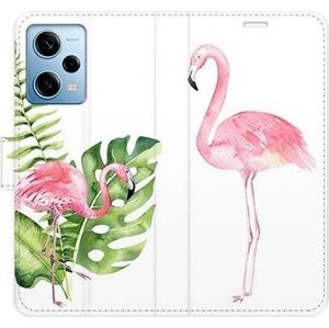 iSaprio flip puzdro Flamingos pre Xiaomi Redmi Note 12 Pro 5G/Poco X5 Pro 5G