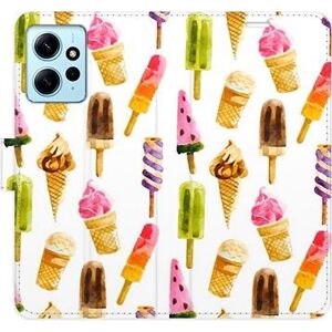 iSaprio flip pouzdro Ice Cream Pattern pro Xiaomi Redmi Note 12 5G