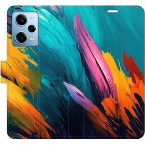 iSaprio flip puzdro Orange Paint 02 pre Xiaomi Redmi Note 12 Pro 5G/Poco X5 Pro 5G