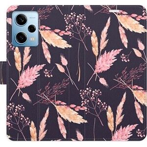 iSaprio flip puzdro Ornamental Flowers 02 pre Xiaomi Redmi Note 12 Pro 5G/Poco X5 Pro 5G