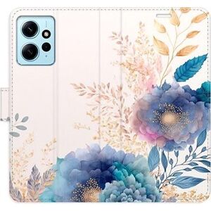 iSaprio flip pouzdro Ornamental Flowers 03 pro Xiaomi Redmi Note 12 5G