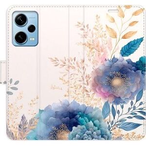 iSaprio flip pouzdro Ornamental Flowers 03 pro Xiaomi Redmi Note 12 Pro+ 5G