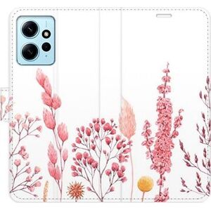 iSaprio flip pouzdro Pink Flowers 03 pro Xiaomi Redmi Note 12 5G