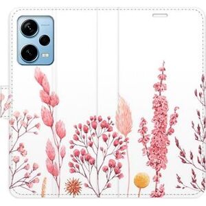 iSaprio flip pouzdro Pink Flowers 03 pro Xiaomi Redmi Note 12 Pro+ 5G