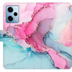 iSaprio flip puzdro PinkBlue Marble pre Xiaomi Redmi Note 12 Pro 5G/Poco X5 Pro 5G