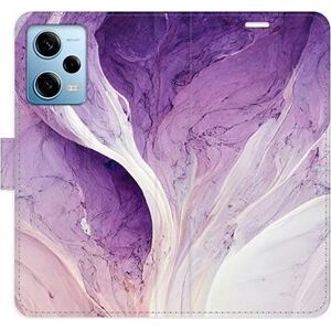 iSaprio flip puzdro Purple Paint pre Xiaomi Redmi Note 12 Pro 5G/Poco X5 Pro 5G