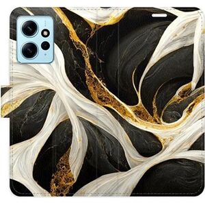 iSaprio flip puzdro BlackGold Marble pre Xiaomi Redmi Note 12 5G