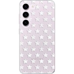 iSaprio Stars Pattern pro white na Samsung Galaxy S23 5G