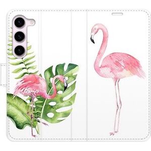 iSaprio flip puzdro Flamingos pre Samsung Galaxy S23 5G