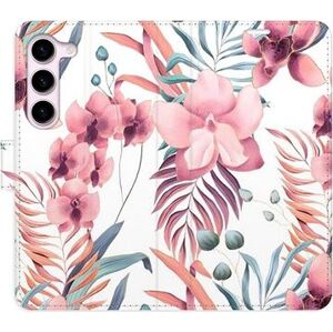 iSaprio flip pouzdro Pink Flowers 02 pro Samsung Galaxy S23 5G