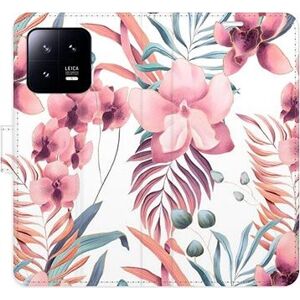iSaprio flip pouzdro Pink Flowers 02 pro Xiaomi 13