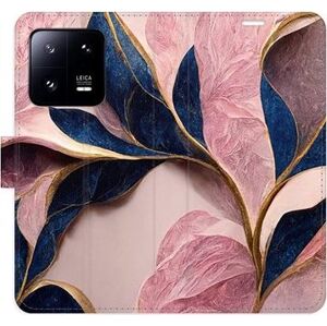 iSaprio flip puzdro Pink Leaves pre Xiaomi 13 Pro