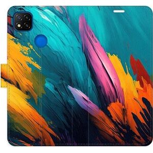 iSaprio flip pouzdro Orange Paint 02 pro Xiaomi Redmi 9C
