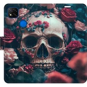 iSaprio flip puzdro Skull in Roses 02 pre Xiaomi Redmi 9C
