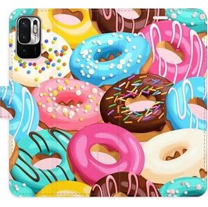 iSaprio flip puzdro Donuts Pattern 02 na Xiaomi Redmi Note 10 5G