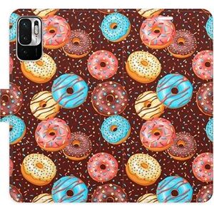 iSaprio flip pouzdro Donuts Pattern pro Xiaomi Redmi Note 10 5G