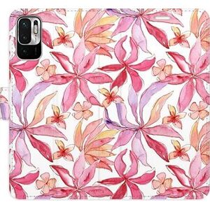 iSaprio flip pouzdro Flower Pattern 10 pro Xiaomi Redmi Note 10 5G