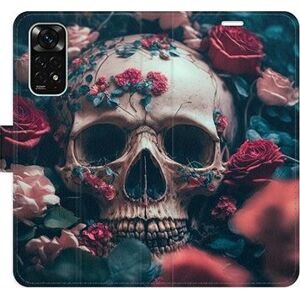 iSaprio flip pouzdro Skull in Roses 02 pro Xiaomi Redmi Note 11 / Note 11S