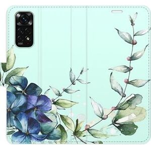 iSaprio flip pouzdro Blue Flowers pro Xiaomi Redmi Note 11 / Note 11S