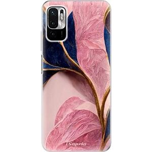 iSaprio Pink Blue Leaves pro Xiaomi Redmi Note 10 5G