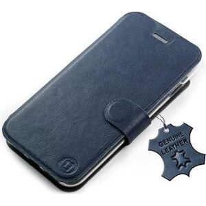 Mobiwear kožené flip pro Samsung Galaxy S23 - Modré