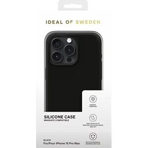 iDeal Of Sweden Silikónový ochranný kryt s Magsafe na iPhone 15 Pro Max Black